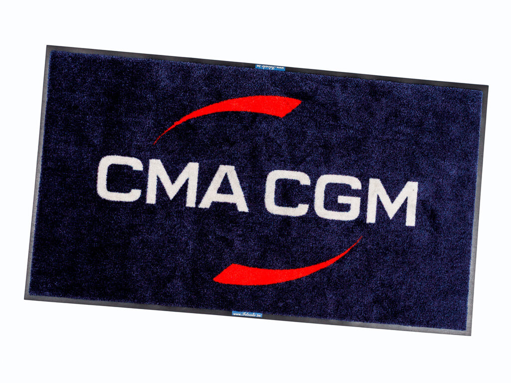 Nylon schoonloopmat met logo CMA CGM
